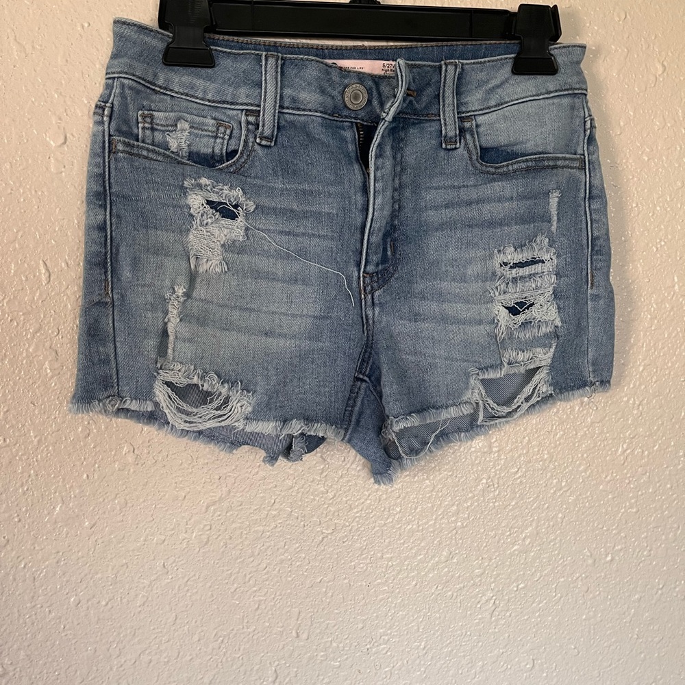 Lightly worn jean shorts